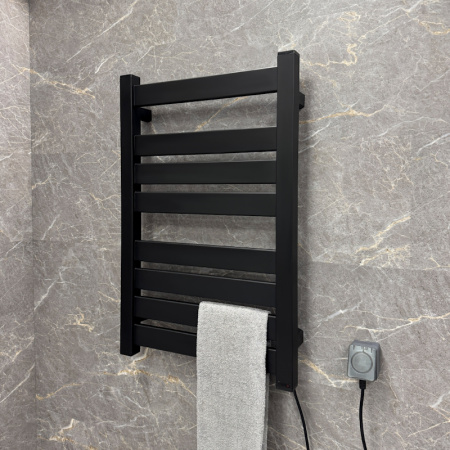 Полотенцесушитель электрический Fixsen HI-TECH 800х500 FX-7500B, черный