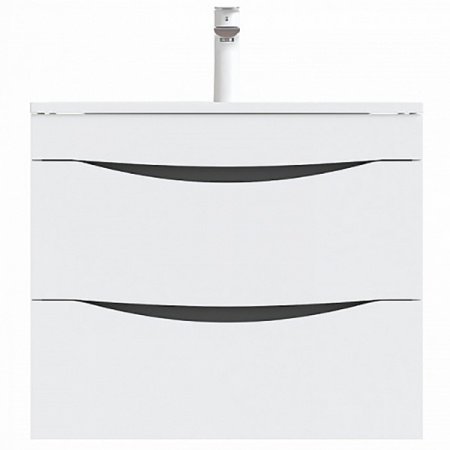 Тумба с раковиной Iddis Cloud 60 подвесная Белая