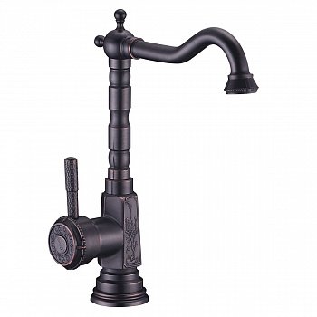 Смеситель для кухни Lemark Jasmine  LM6605ORB черная бронза