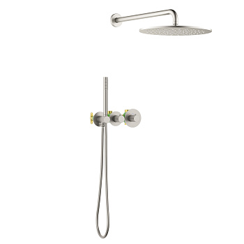 Встраиваемая душевая система с термостатом Timo Saona SX-2359/13SM никель
