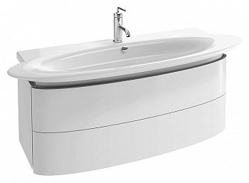 Тумба для комплекта Jacob Delafon Presquile 130 белый лак, 2 ящика