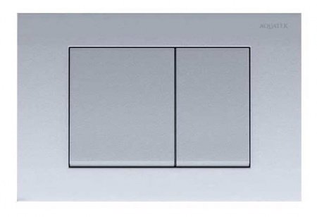 Кнопка смыва для унитазов Aquatek KDI-0000011 хром матовый