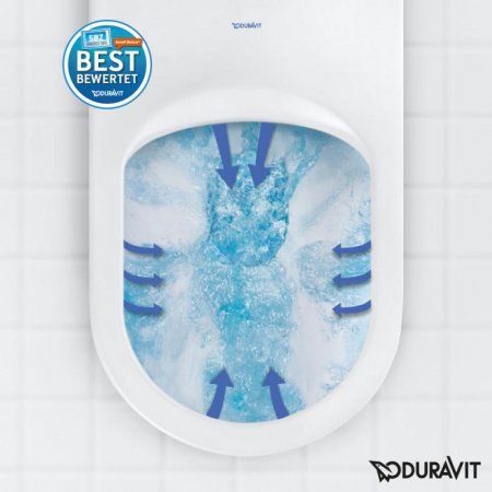 Унитаз Duravit Happy D 2 2222090000 подвесной без сиденья
