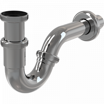 Сифон для биде Alcaplast A45G хром