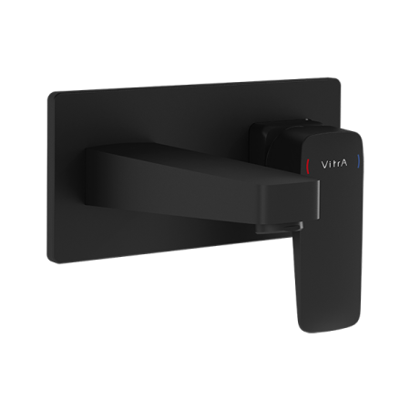 Смеситель для раковины Vitra Root Square A4273836EXP черный матовый