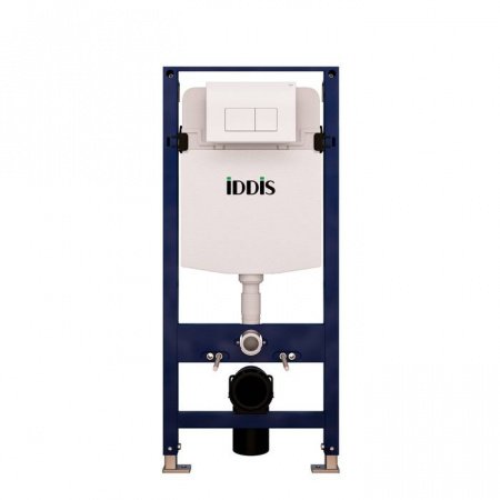 Готовое решение для подвесных унитазов Iddis Optima Home OPH0000i32K клавиша белая