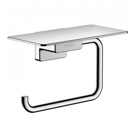 Держатель для туалетной бумаги с полкой для телефона Hansgrohe AddStories 41772000 хром
