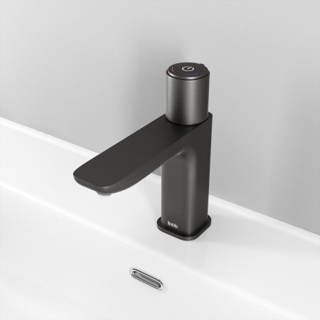 Смеситель для раковины IDDIS Slide SLIGMBTi01 графит матовый