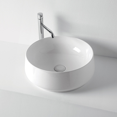 Раковина накладная 46см Kerasan F10 460401 белый