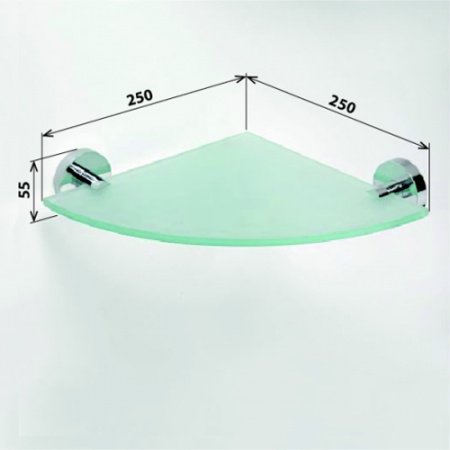 Полочка для ванной Bemeta Omega 104102012 Хром