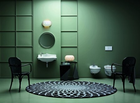 Раковина подвесная 50см Azzurra Jubilaeum JUB200/50bi*1dx белый