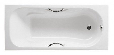 Чугунная ванна Roca Malibu 2310G000R 160x75 см с отверстиями под ручки