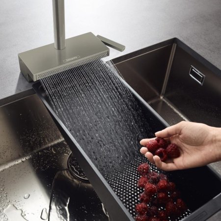 Смеситель для кухни Hansgrohe Aquno Select M81 73830800 нержавеющая сталь