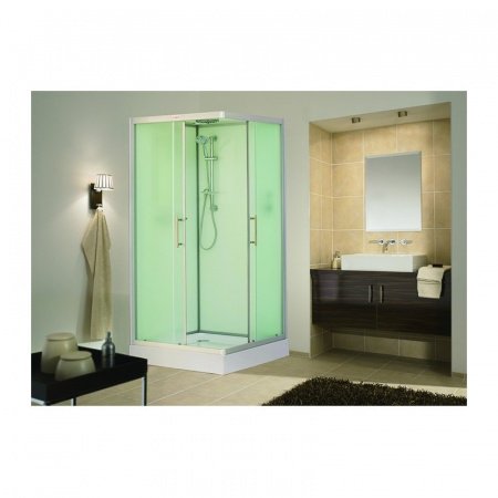 Душевая кабина Esbano ESKB90CKR 90x90x210см, профиль хром матовый, стекло рифленое