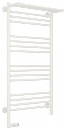 Полотенцесушитель электрический Сунержа Богема с полкой 2.0 100х50 белый матовый, подключение правое