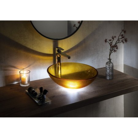 Раковина накладная 42см SAPHO BEAUTY 2501-03 коричневый