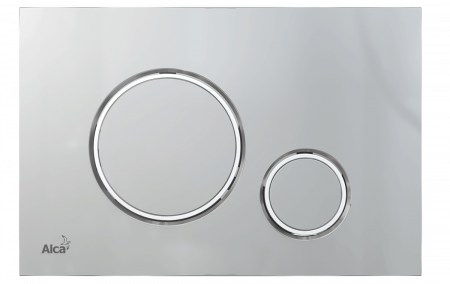 Кнопка смыва AlcaPlast THIN M772 хром матовый