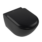 Унитаз подвесной безободковый Villeroy & Boch Antao 4674T0R7 черный матовый, с покрытием CeramicPlus, без сиденья Унитаз подвесной безободковый Villeroy & Boch Antao 4674T0R7 черный матовый, с покрытием CeramicPlus, без сиденья