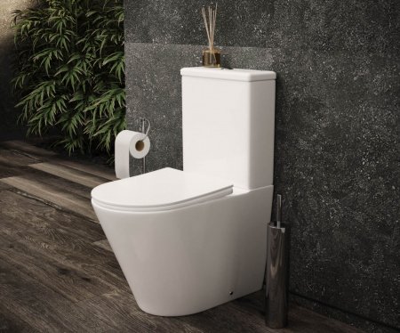 Унитаз напольный напольный Ceramica Nova Highlight CN1802 белый