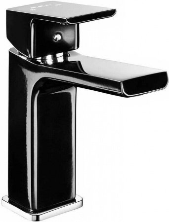 Смеситель для раковины E.C.A Tiera 103508989EX черный/хром