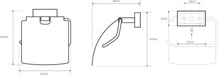 Держатель для туалетной бумаги Bemeta Plaza 118112012 Хром