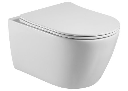 Set AQUATEK БЕТТА (рама  INS-0000010  Easy Fix 50+звукоизоляционная прокладка+унитаз БЕТТА AQ1253W-00+тонкое сиденье с механизмом плавного закрывания)