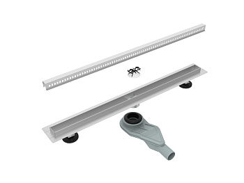 Желоб линейный ESBANO SLIM S-SIDE-70MC 70см хром матовый