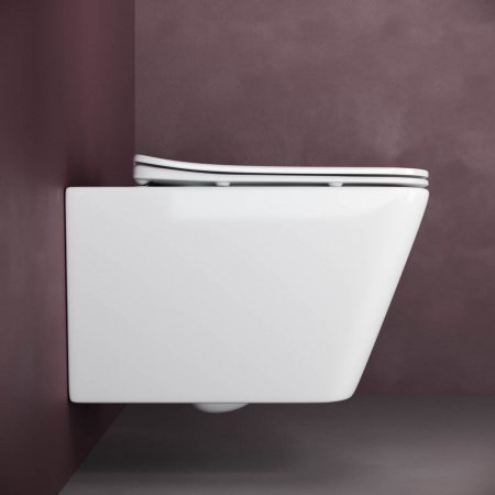 Унитаз подвесной Ceramica Nova Metric CN3007 белый