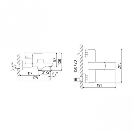 Смеситель Iddis Brick BRISB02i02 хром