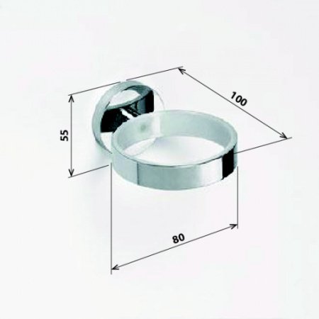 Держатель для фена Bemeta Omega 101117012 Хром