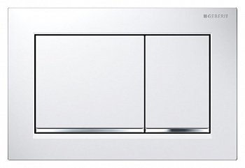 Кнопка смыва Geberit Omega 30 115.080.KJ.1 белый/хром глянцевый