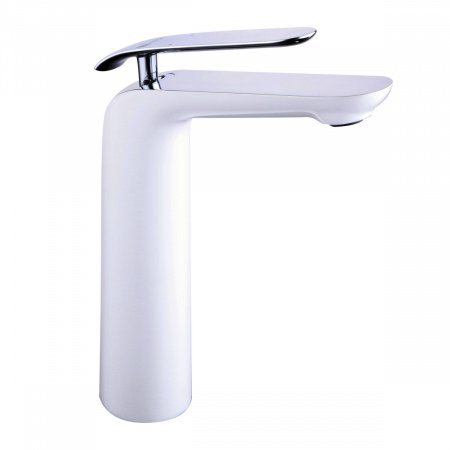 Смеситель для раковины Lemark Melange LM4909CW хром/белый