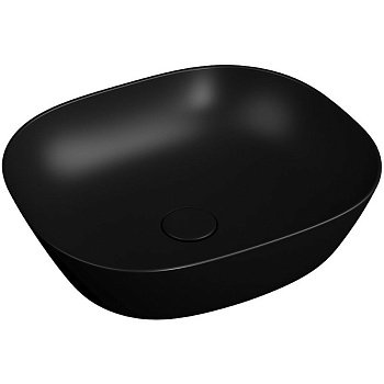 Раковина накладная 45см Vitra Plural 7810B483-0016 черный матовый