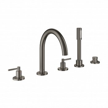 Комплект смесителей для ванны Grohe Atrio 19922AL3 темный графит матовый