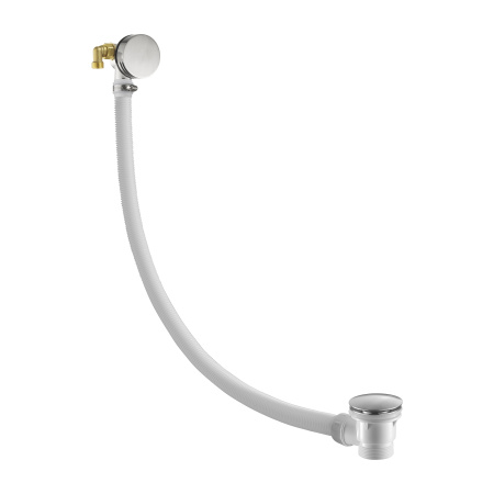 Слив-перелив для ванны с наполнением через перелив Benesque 59010202 никель брашированный