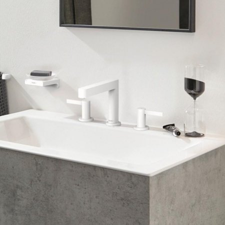 Смеситель для раковины Hansgrohe Finoris 76033700 белый матовый