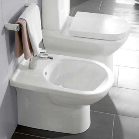 Биде напольное Villeroy & Boch O.Novo 5461 0001 alpin