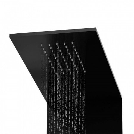 Душевая кабина Black&White G8708 110x80x217 профиль черный матовый, стекло прозрачное