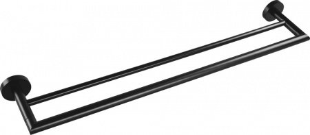 Держатель для полотенец двойной Bemeta Dark 104204050 Чёрный