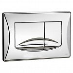 Кнопка смыва для унитазов OLI RIVER DUAL 638504 хром глянцевый