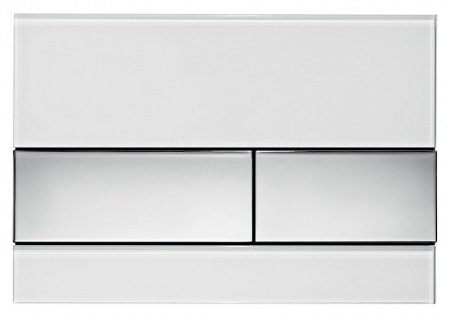 Кнопка смыва TECE Square 9240802 белый/хром глянцевый