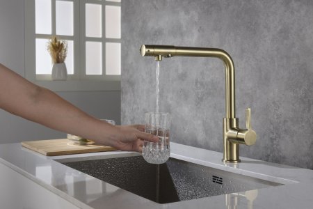 Смеситель для кухни Timo Hette 1026/02F антик