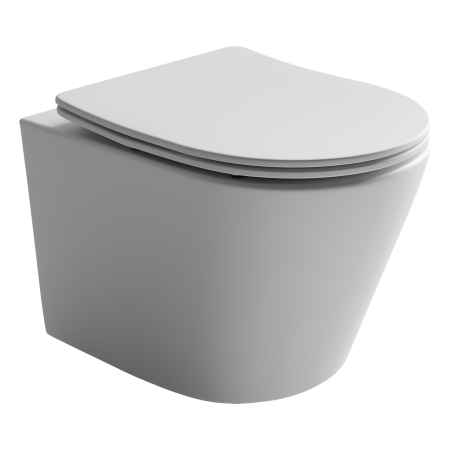 Унитаз подвесной безободковый Ceramica Nova Balearica CN6000MW белый матовый