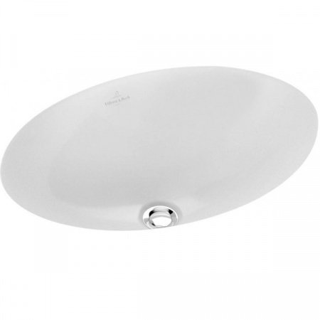 Раковина встраиваемая снизу 56см Villeroy & Boch Loop & Friends 616130R1 alpin с покрытием CeramicPlus