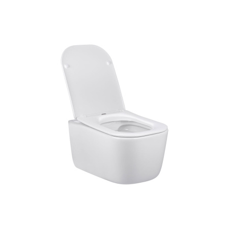 Унитаз подвесной безободковый Vincea Core VT1-28 белый, с сиденьем микролифт