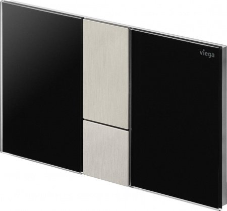 Кнопка смыва Viega Visign for Style 24 773328 черный/сталь