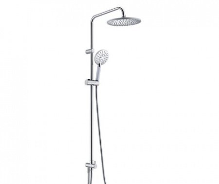 Душевая стойка WasserKRAFT A039 хром/белый