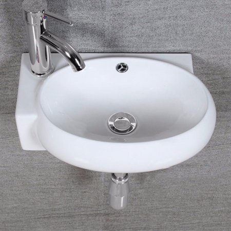 Раковина подвесная 43.5см Gid N9100R белый