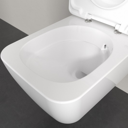Унитаз подвесной безободковый Villeroy & Boch Skyla 4682CL01 белый с сиденьем микролифт