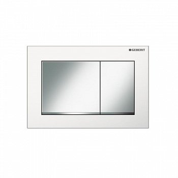 Кнопка смыва Geberit Omega 30 115.080.KL.1 белый/хром матовый